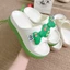 Dép Bánh Mì Quai Ngang Nữ, Dép Bánh Mì Độn Đế 7cm phối hoa nhẹ nhàng, Đế Mền Êm Nhẹ tôn dáng của nhà jerystore