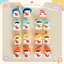 Móc Khoá Len Cậu Bé Nấm Lùn Đeo Giỏ Mario Siêu Quậy Size Mini Handmade Mềm Mịn