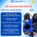 Máy Bơm Tăng Áp Điện Tử Dophi Công Suất 150W 200W Máy Bơm Tăng Áp Điện Tử Thông Minh Có Rơ Le Cảm Biến Tự Động Ngắt CH — ảnh 7