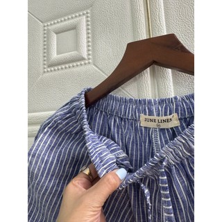 [JUNE LINEN] QD09- Short Linen tưng premium ống rộng, lưng thun có 2 túi. Ảnh thật.