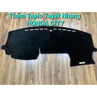 Thảm Taplo Ô Tô HONDA Chất Tuyết Nhung 3 Lớp Cao Cấp Xe BRV, City, CRV, HRV Chống Trơn Không Hắt Bóng Lên Kính Lái