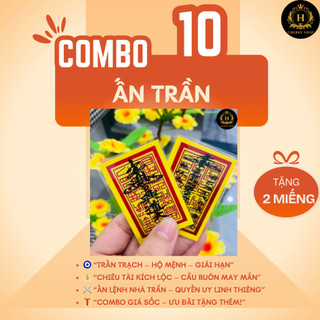 Combo 10 Ấn Nhà Trần Hộ Mệnh – Mua 10 TẶNG 2 – Hút Lộc, Hộ Thân