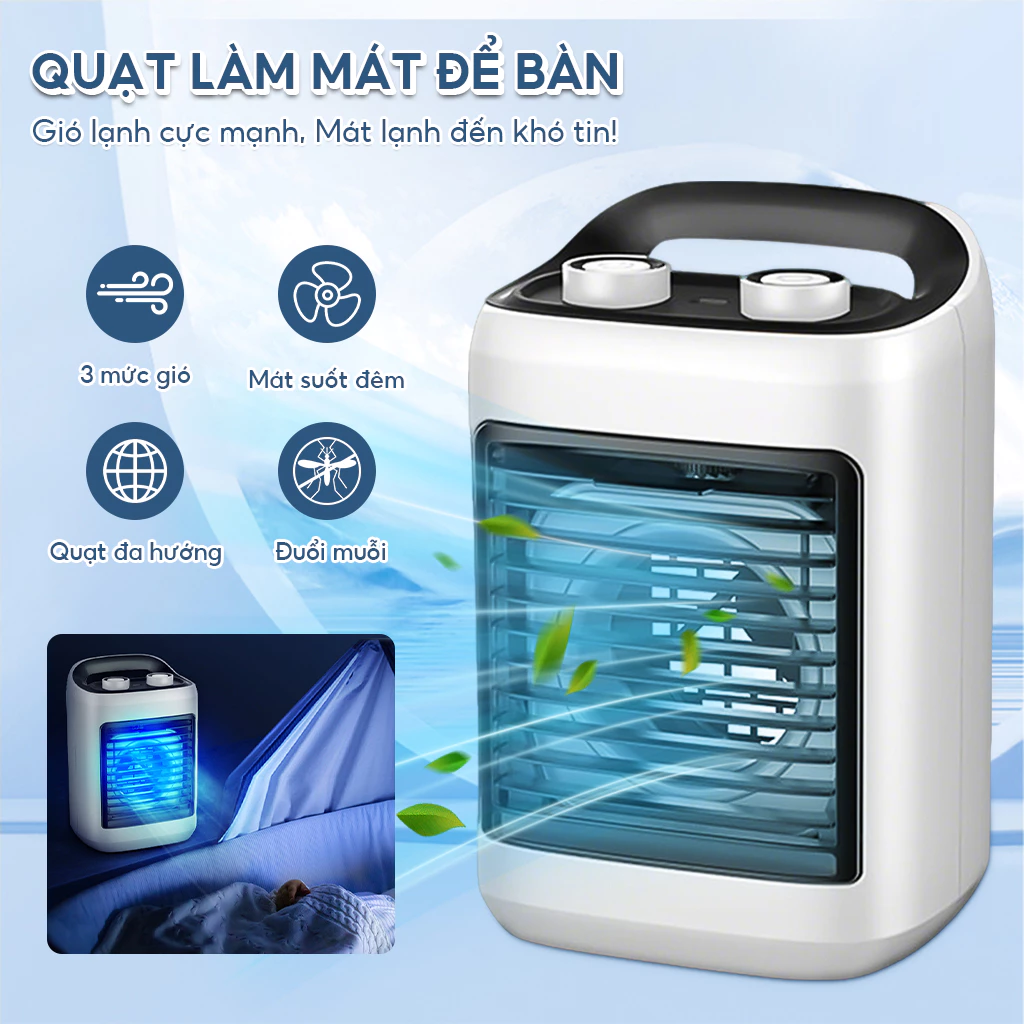 Quạt điều hòa phun sương mini Wameli WA-99