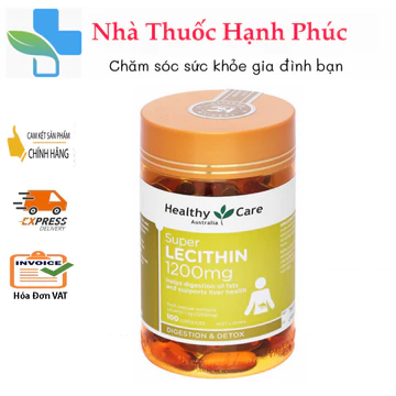 Mầm đậu nành Healthy Care Super Lecithin đẹp da, đào thải độc tố gan, cân bằng nội tiết tố