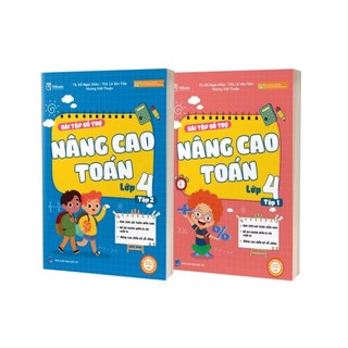 Sách - Bài Tập Bổ Trợ Nâng Cao Toán - Tiếng Việt - Tiếng Anh Lớp 4 (Tập 1+Tập 2)
