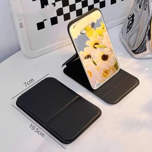 Gương mini bọc da PU gấp gọn – Kết hợp hoàn hảo giữa thời trang và tiện ích, dễ dàng lau chùi và mang theo hàng ngày