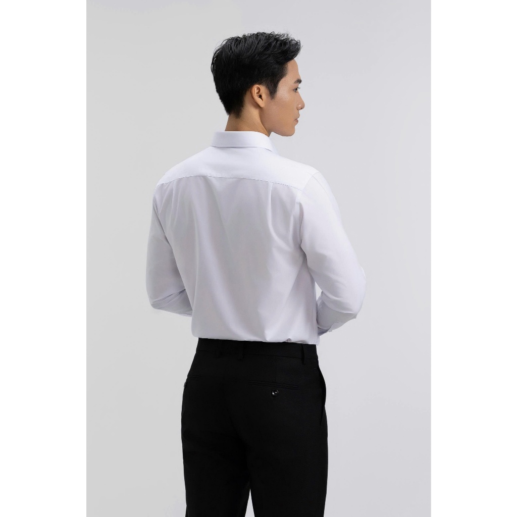 Áo Sơ Mi Công Sở Trắng Form Regular Vĩnh Tiến