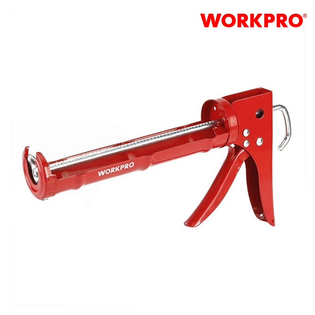 Bơm keo silicon bắn keo silicon 230mm (9 inch) WORKPRO WP224004 Có trợ lực ngắt keo - Hàng chính hãng