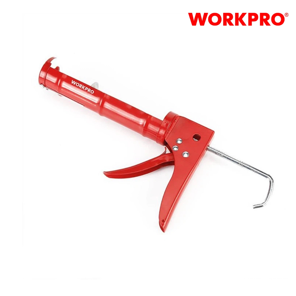 Bơm keo silicon bắn keo silicon 230mm (9 inch) WORKPRO WP224004 Có trợ lực ngắt keo - Hàng chính hãng