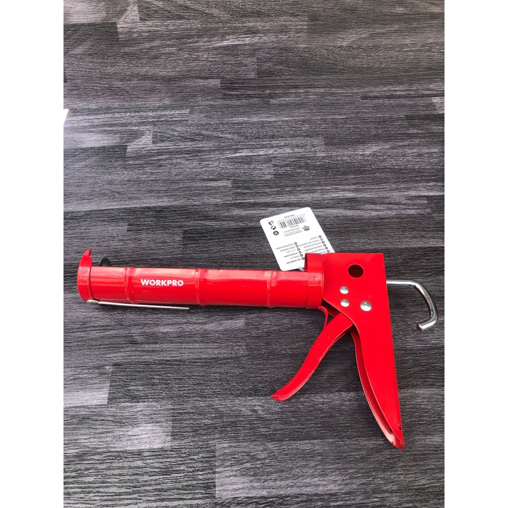 Bơm keo silicon bắn keo silicon 230mm (9 inch) WORKPRO WP224004 Có trợ lực ngắt keo - Hàng chính hãng