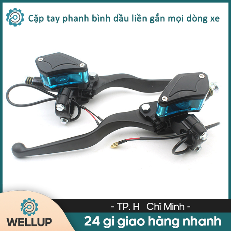 Cặp tay phanh bình dầu liền gắn mọi dòng xe xe điện xe máy
