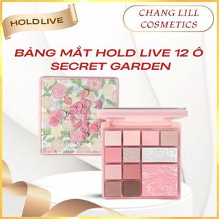 Bảng Phấn Mắt HOLD LIVE 12 ô Floral Color Pink Mist Nhẹ Nhàng Trong Trẻo HL755