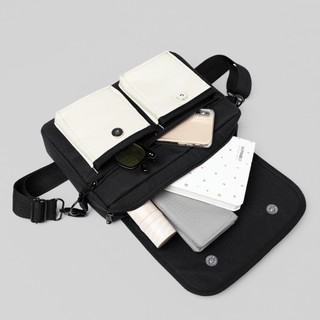 Túi Hộp Đeo Chéo Brandon Nam Nữ Vải Canvas Đựng Điện Thoại Ipad Đi Chơi Đi Làm | MIDORI FOR MAN