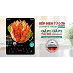 [Tặng Bộ nồi inox 430 LIN-30S2] Bếp từ đơn Livotec E smart LIS 636, 2 quạt tản nhiệt, mâm từ đồng nguyên chất — ảnh 4