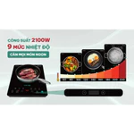[Tặng Bộ nồi inox 430 LIN-30S2] Bếp từ đơn Livotec E smart LIS 636, 2 quạt tản nhiệt, mâm từ đồng nguyên chất — ảnh 7