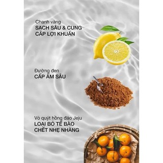 Mẫu Mới Sữa Rửa Mặt Chanh Vàng Đường Đen Lemon Chung Cleanser Byvibes Wonder Bath 200ml