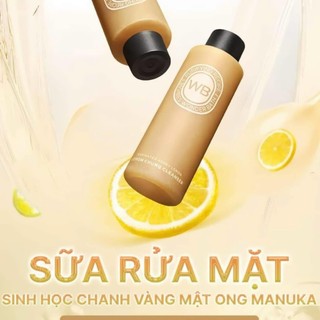 Mẫu Mới Sữa Rửa Mặt Chanh Vàng Đường Đen Lemon Chung Cleanser Byvibes Wonder Bath 200ml