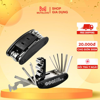 Bộ Lục Giác Nhiều Đầu Sửa Chữa Cầm Tay Đa Năng Tua Vít 16in1, Dùng Lắp Giáp, Sửa Chữa Xe Đạp