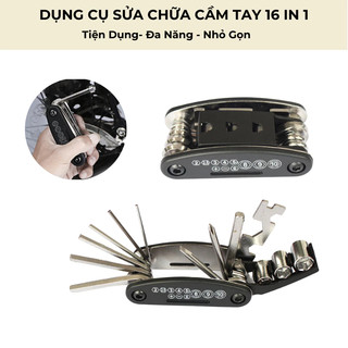 Bộ Lục Giác Nhiều Đầu Sửa Chữa Cầm Tay Đa Năng Tua Vít 16in1, Dùng Lắp Giáp, Sửa Chữa Xe Đạp