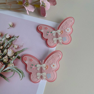 Set kẹp mỏ vịt hình bướm cho bé