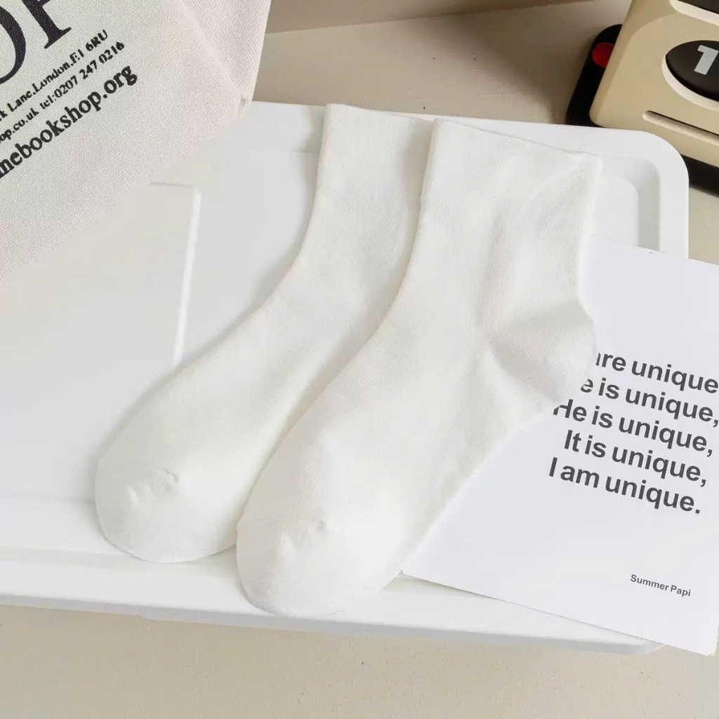 🧦 TẤT TRƠN CỔ TRUNG UNISEX – THƯƠNG HIỆU DANDAL 🧦