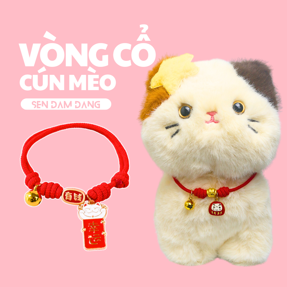Vòng Cổ Cho Mèo Size 18-28cm