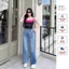 JD1988 Quần Jeans Suông Basic Cao Cấp, Ống Rộng Vừa, Cạp Cao, Co Giãn Tốt, Chuẩn Form.