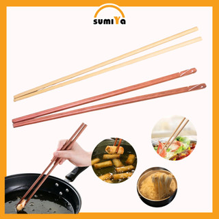 Đũa gỗ dài 39cm SUMIYA dùng xào nấu chống nóng tay, cách nhiệt tốt an toàn cho tay không trơn trượt