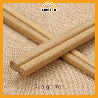 Đũa gỗ dài 39cm SUMIYA dùng xào nấu chống nóng tay, cách nhiệt tốt an toàn cho tay không trơn trượt