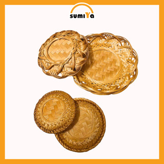 Rế tre lót nồi , đĩa tre hun khói đựng trái cây, bánh kẹo, các loại hạt - SUMIYA