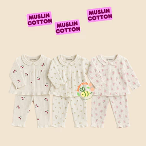 Bộ đồ dài tay bé trai, bé gái xô muslin cao cấp Kunbaby họa tiết dễ thương,size từ 0m đến 20kg.