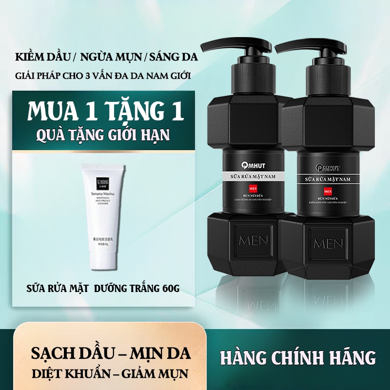 🎁【Mua 1 Tặng 1】Sữa Rửa Mặt Nam Tràm Trà Axit Salicylic - Kiềm dầu Giảm Mụn，Làm sáng da Làm Sạch Sâu Da Dầu Mụn