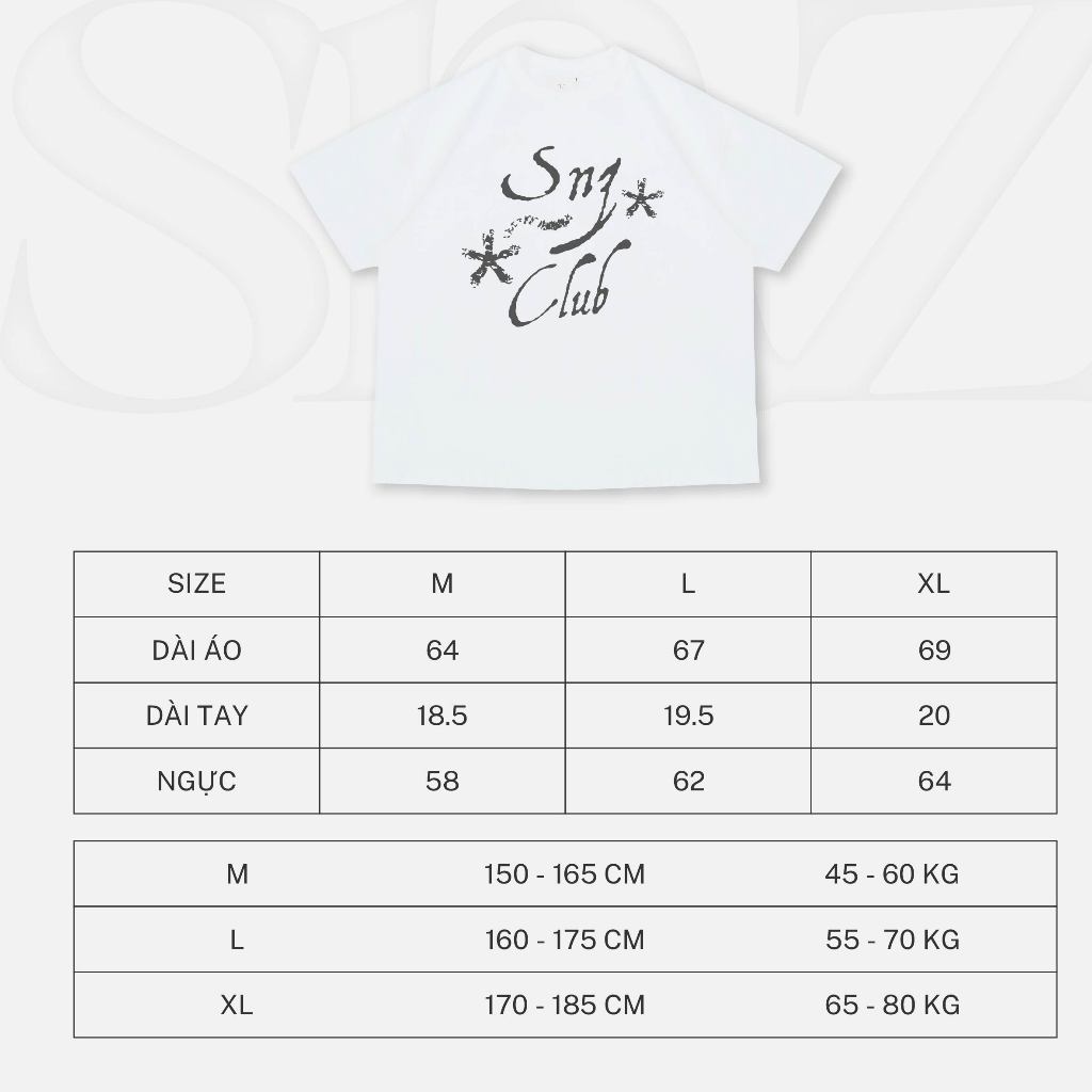 Áo Thun Boxy SNAZZY Unisex Nam Nữ Chất Liệu Cotton Chính Hãng - SOLASTRA BOXY T-SHIRT | BigBuy360 - bigbuy360.vn