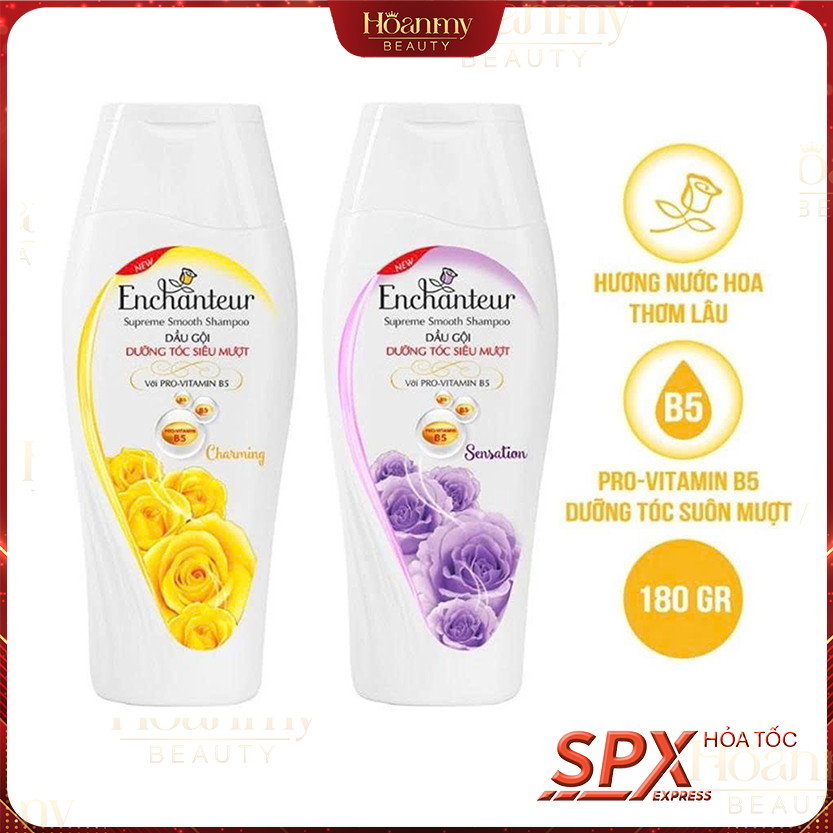 Dầu Gội Enchanteur 650g Thơm Hương Nước Hoa 180g, 650g