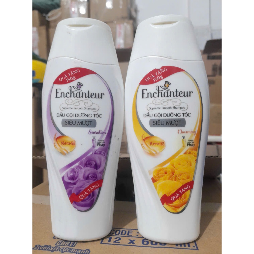 Dầu Gội Enchanteur 650g Thơm Hương Nước Hoa 180g, 650g