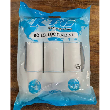 Bộ 3 lõi lọc nước 1,2,3 KTC , Bộ lọc cho máy lọc R.O (CAO CẤP)