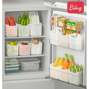 Set 10 Hộp đựng đồ để cánh tủ lạnh đựng thực phẩm