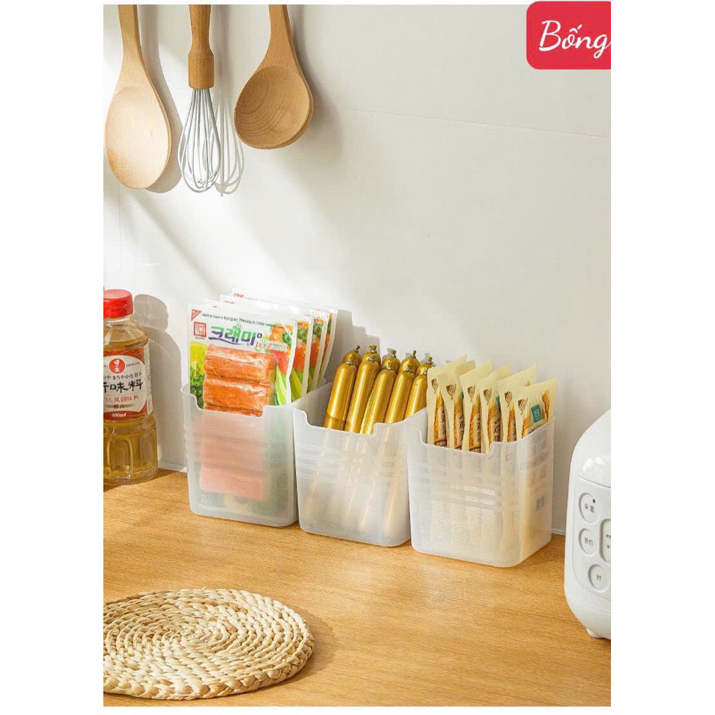 Set 10 Hộp đựng đồ  để cánh tủ lạnh đựng thực phẩm