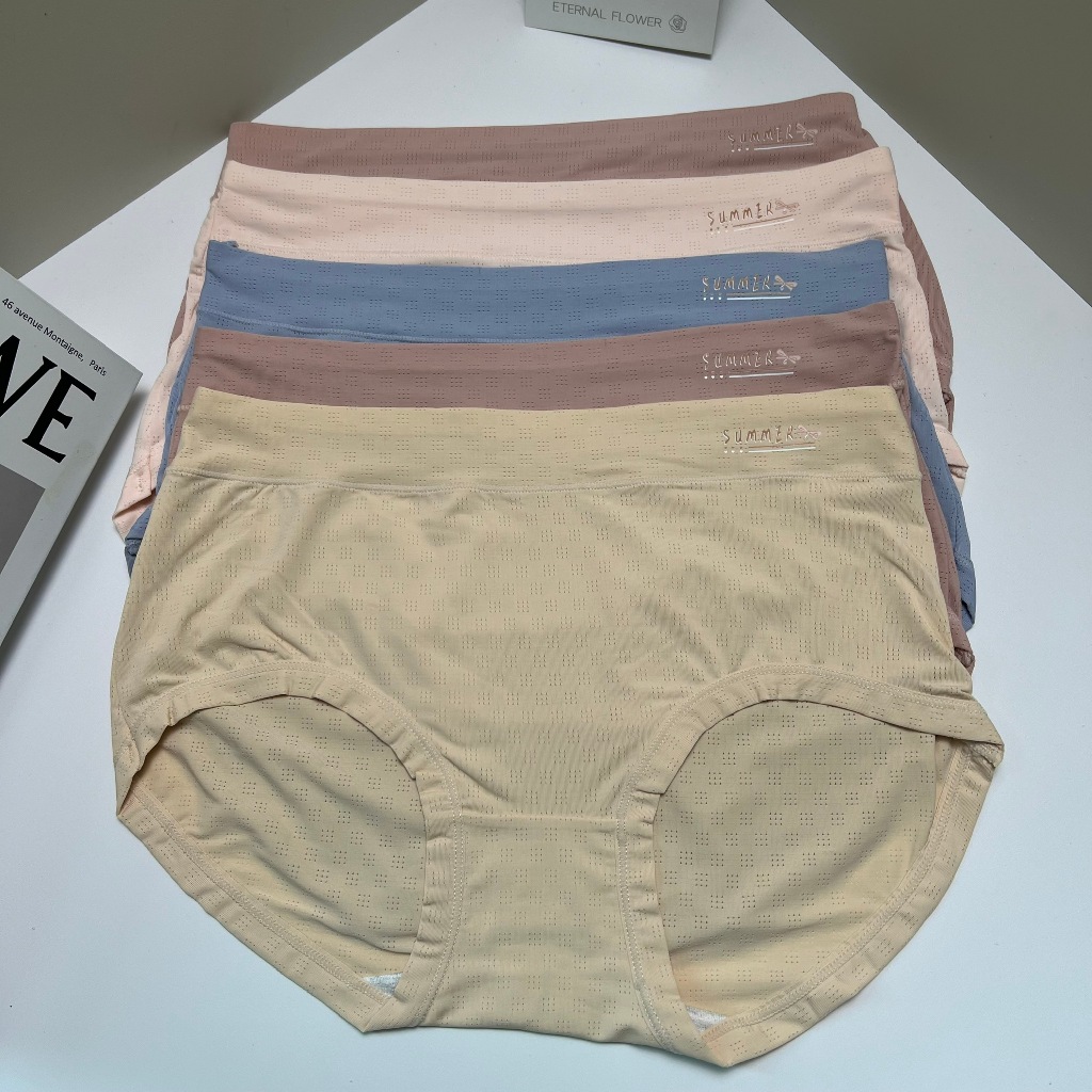 Combo Quần lót nữ thun lạnh co giãn [ Summer ] ( 50kg - 70kg )- Thông hơi thoáng khí, kháng khuẩn