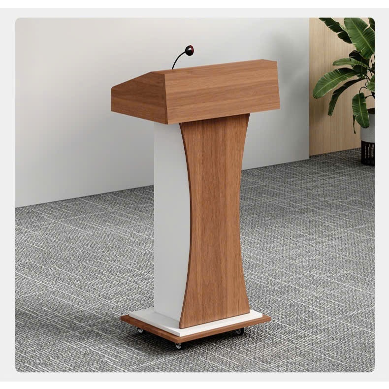 Bục Giảng Dạy Bục Phát Biểu Có Bánh Xe, gỗ MDF dày 1,7cm | Shopee Việt Nam