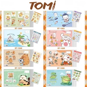 Set 10 Giấy Bao Tập In Nhãn Vở Kèm Bao Kiếng Tiện Lợi Nhiều Hoạ Tiết TOMI 133