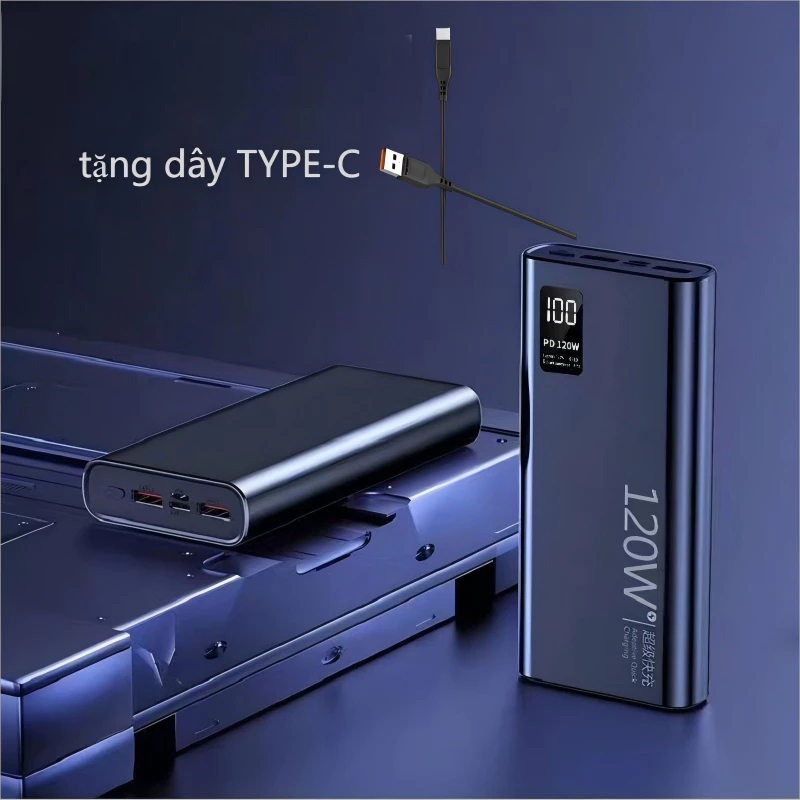 Tích hợp dây sạc Type-C Lightning