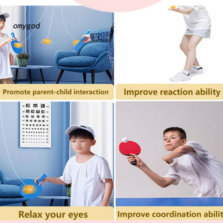 [Kho sỉ] Bộ đồ chơi bóng bàn treo tường mô phỏng luyện tập đánh bóng bàn vận động thể chất trong nhà tăng chiều cao ch