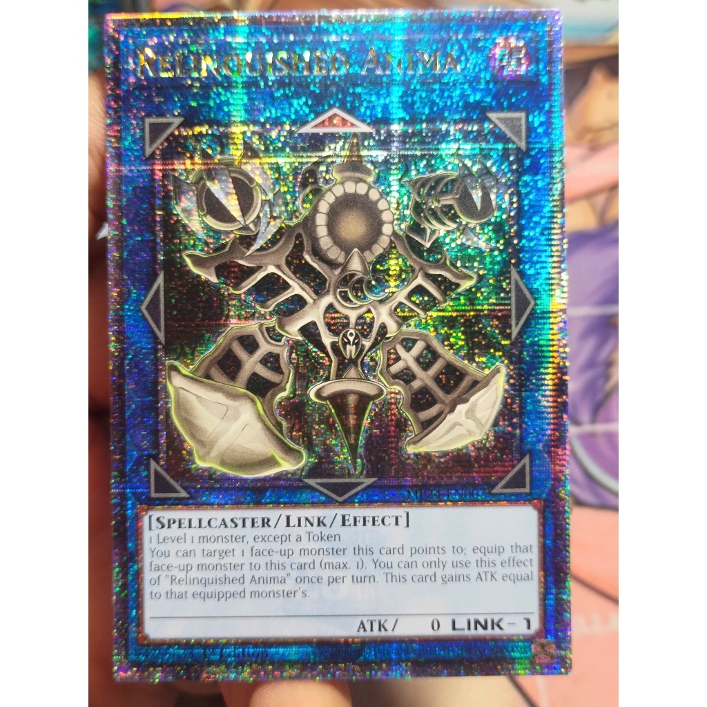 Yu-Gi-Oh! Relinquished Anima  1st Edition Quarter Century Rare MP24-EN007  Card