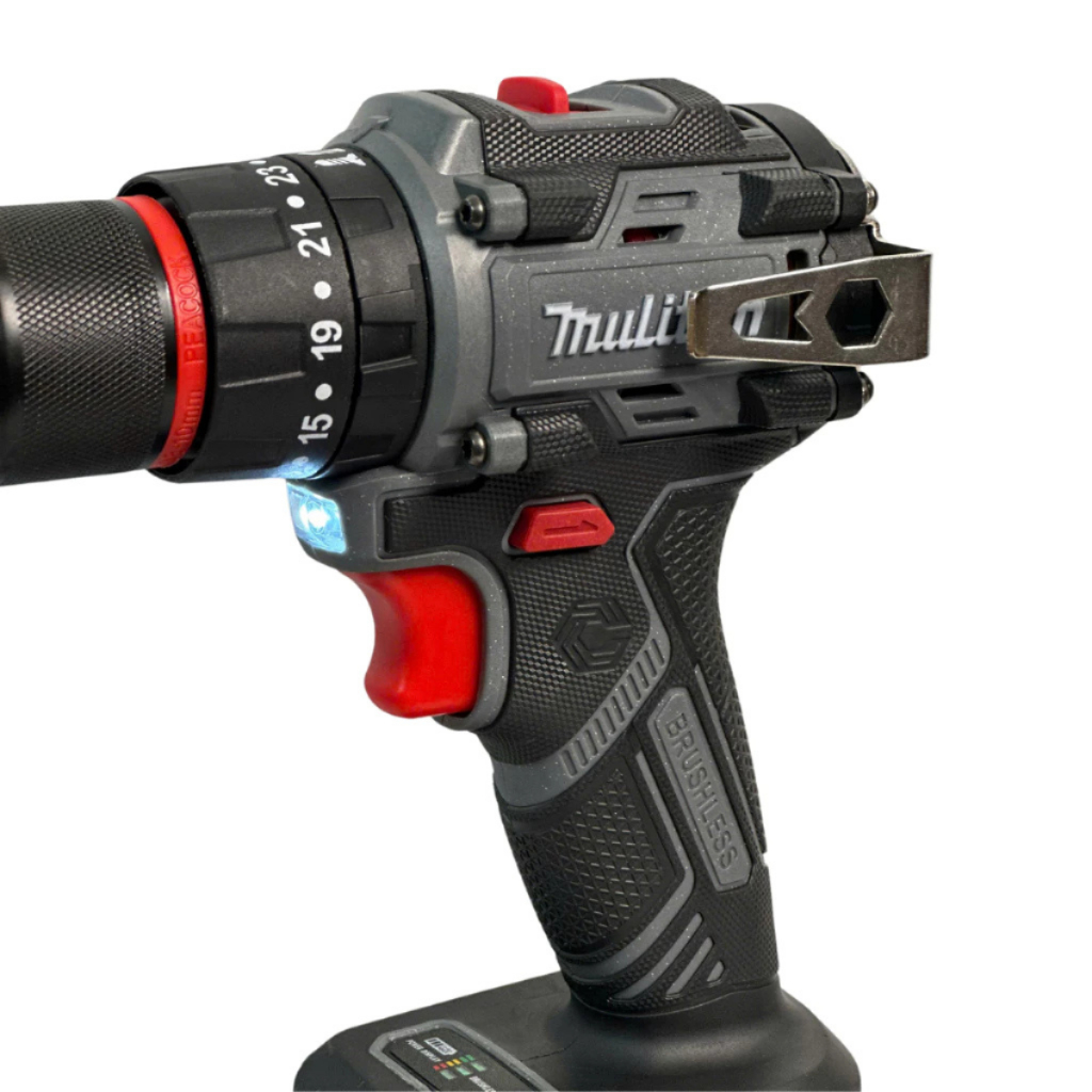 Mulitan Combo Máy Cắt M21V-5510 & Máy Khoan Pin 3 Chức Năng 3368 Động Cơ Không Chổi Than 21V Kèm 2Pin 20cell & Sạc Miễn