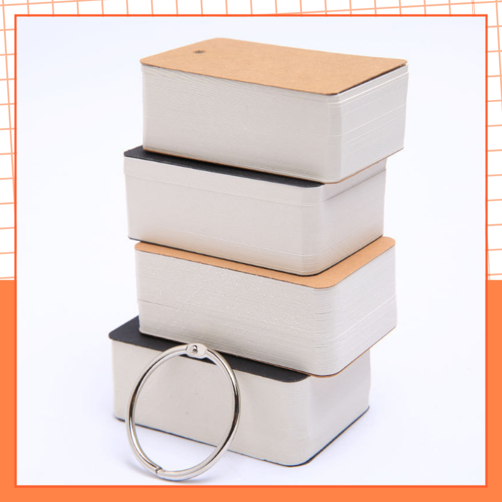 Thẻ Học Từ Vựng Combo 1000 Flashcard Trắng Dày - Tặng Kèm Trợ Lý AI Hỗ Trợ Học Tiếng Anh Trung Nhật Hàn | BigBuy360 - bigbuy360.vn