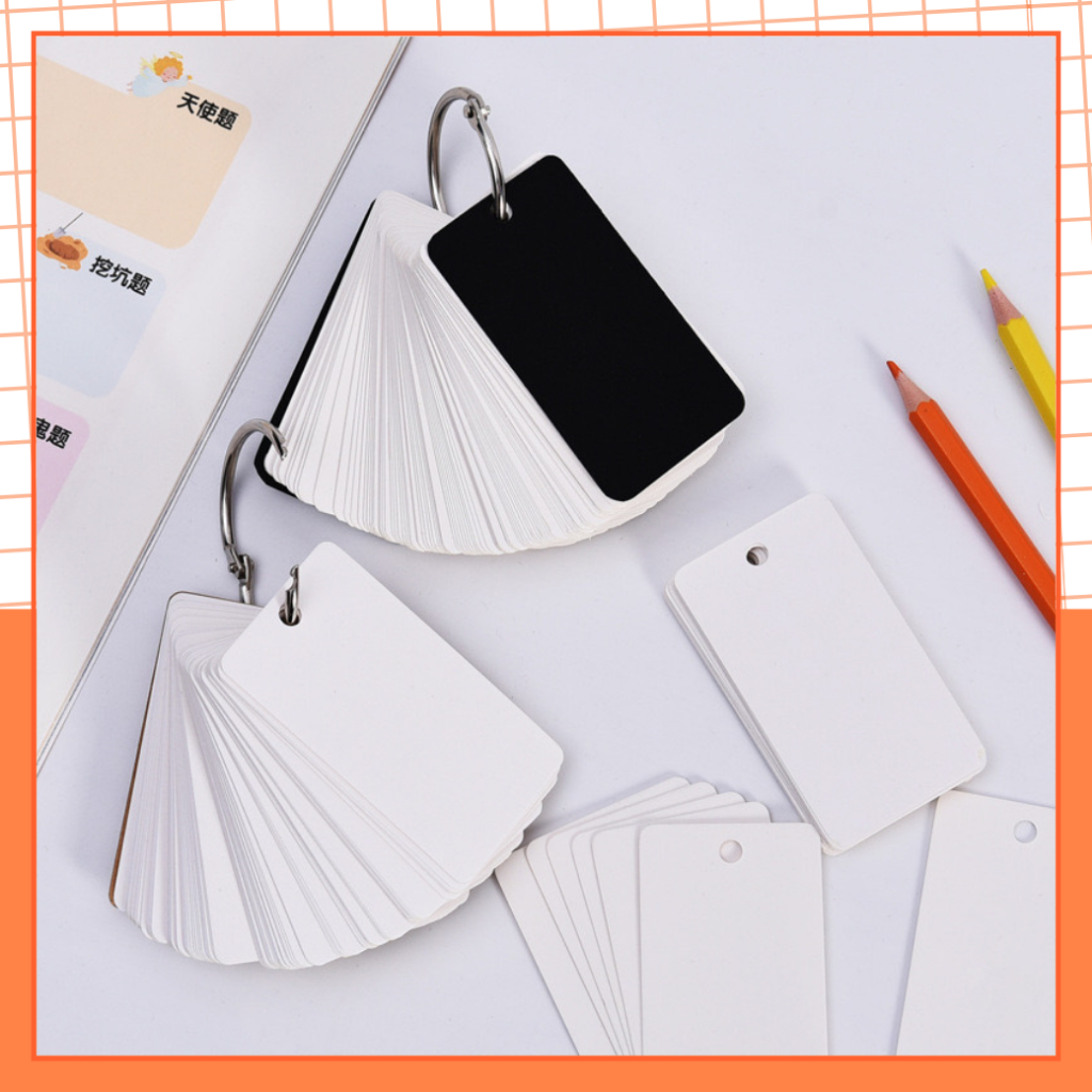 Thẻ Học Từ Vựng Combo 1000 Flashcard Trắng Dày - Tặng Kèm Trợ Lý AI Hỗ Trợ Học Tiếng Anh Trung Nhật Hàn | BigBuy360 - bigbuy360.vn