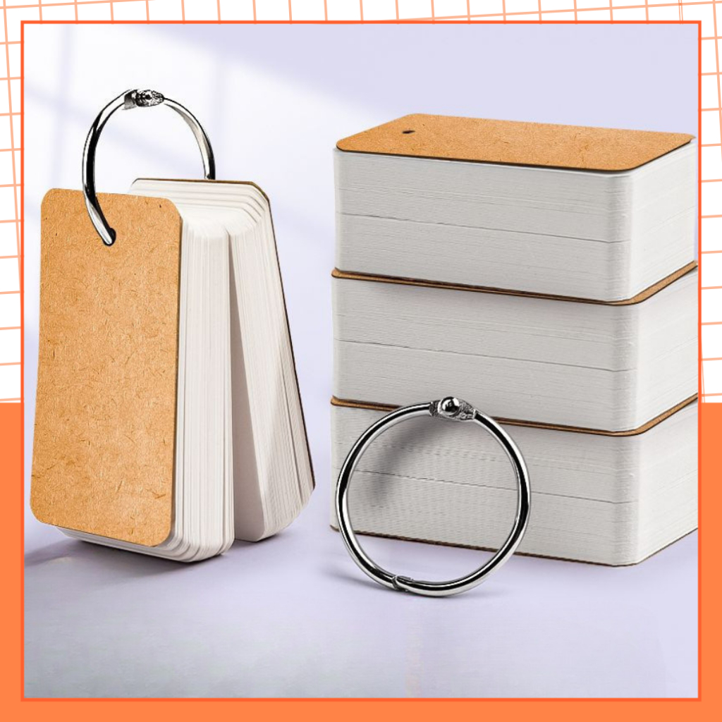 Thẻ Học Từ Vựng Combo 1000 Flashcard Trắng Dày - Tặng Kèm Trợ Lý AI Hỗ Trợ Học Tiếng Anh Trung Nhật Hàn | BigBuy360 - bigbuy360.vn