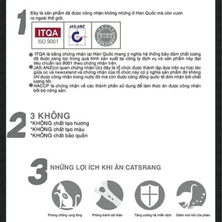 [1KG CHÍNH HÃNG] Hạt Catsrang Bao 5KG Thức Ăn Khô Cám Mèo Cat’s Rang Cho Mèo Mọi Lứa Tuổi Hàn Quốc