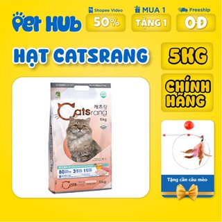 [5KG CHÍNH HÃNG] Hạt Catsrang Bao 5KG Thức Ăn Khô Cám Mèo Cat’s Rang Cho Mèo Mọi Lứa Tuổi Hàn Quốc